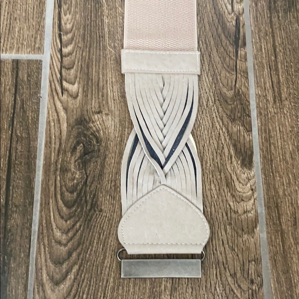 Greige Accent Belt
